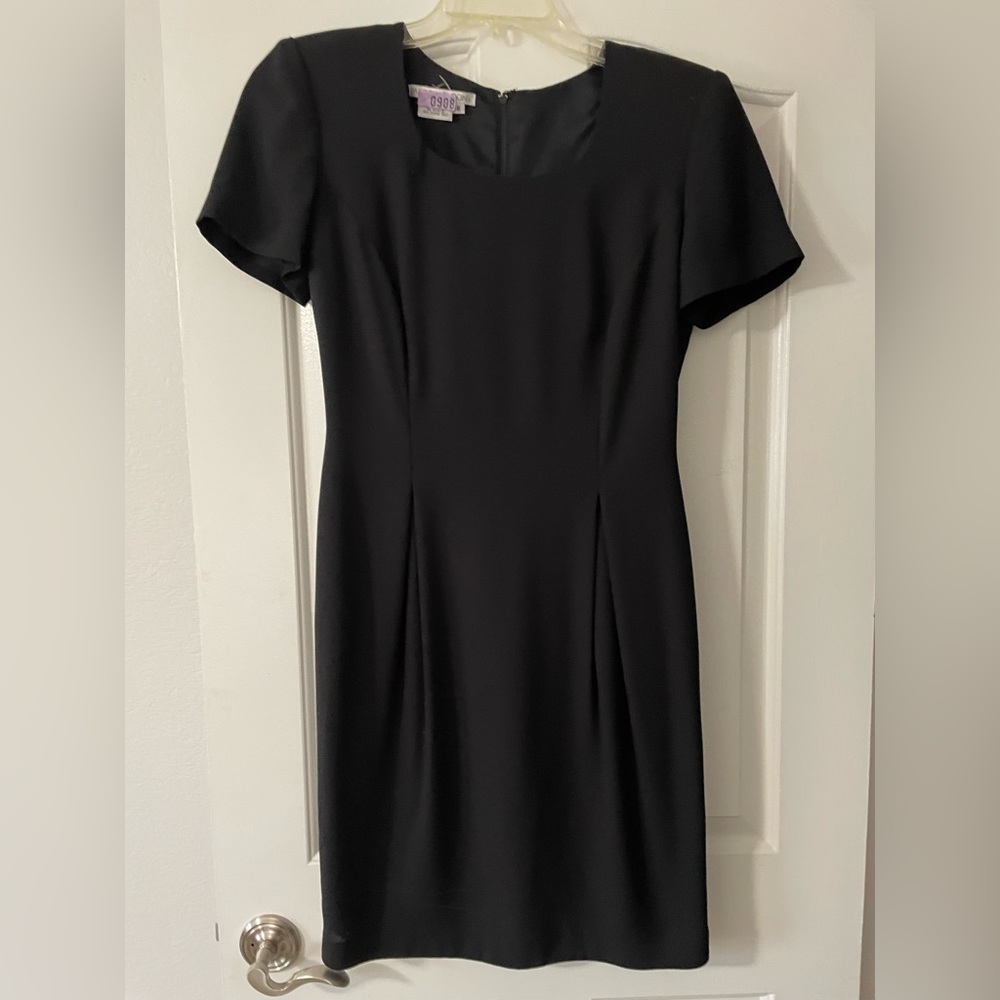 TAILORED LITTLE BLACK DRESS SZ 8